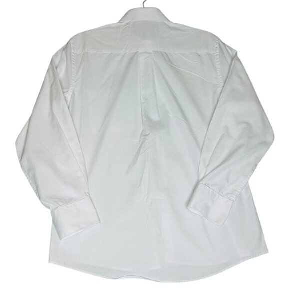 Beverly Hills Polo Club Slim Fit White Button Down Shirt M 15.5/32-33 - Picture 4 of 8